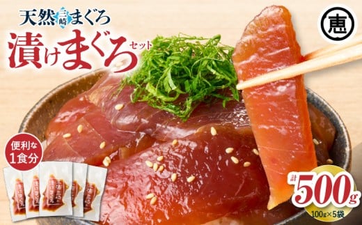 手軽にタンパク質!まぐろ漬け丼のもと 100g×5袋(解凍するだけ、ご飯にのせるだけ)【2025年11月お届け】 M020-015-11神奈川県三浦市10000魚介・海産物鮮魚