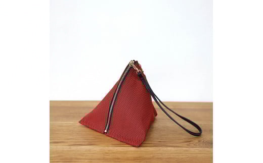 △BAG small C/#レッド ヘリンボン新潟県見附市32000衣類・装飾品・工芸品鞄・バッグ