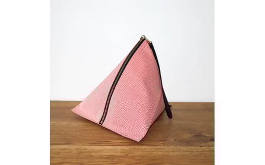 △BAG large C/#ピンク ヘリンボン新潟県見附市40000衣類・装飾品・工芸品鞄・バッグ