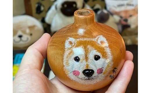 ペット似顔絵一輪挿し石川県小松市23000衣類・装飾品・工芸品その他 装飾品・工芸品