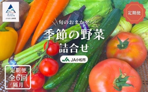 野菜定期便《JA小松市(隔月) 定期便6ヶ月》季節の野菜詰合せ 6回石川県小松市60000野菜・きのこその他 野菜