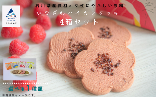 焼菓子 サブレ お菓子 《お好きな味を選べる》かなざわハイカラクッキー 1種類×4箱セット/抹茶とピスタチオ 4箱石川県小松市10000菓子・スイーツ焼き菓子