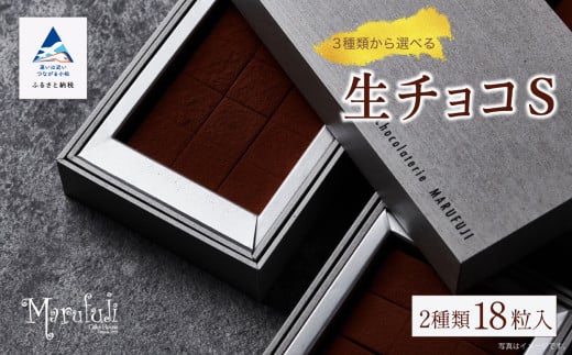 チョコレート スイーツ お菓子 「お好きな組み合わせを1つ選べる」生チョコ《S》9粒 x 2箱/ミルク、酒粕キャラメル石川県小松市10000菓子・スイーツその他 洋菓子