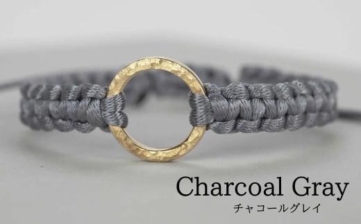 Bracelet -The SUN- Charcoal Gray ゴールド ブレスレット【チャコールグレー】石川県小松市50000衣類・装飾品・工芸品アクセサリー