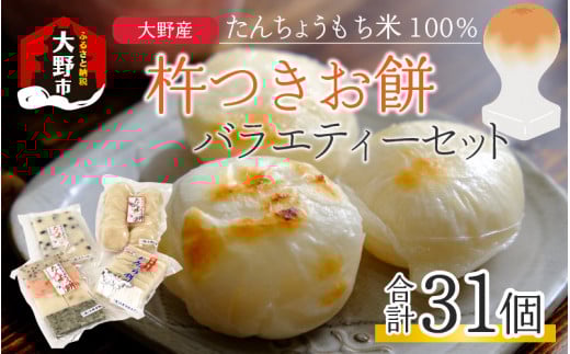 【先行予約】【年内配送】「杵つきお餅バラエティーセット」 大野産たんちょうもち米使用 【12月24日までの入金確認分は年内お届け】福井県大野市14000米・パン玄米・雑穀米・もち米・餅