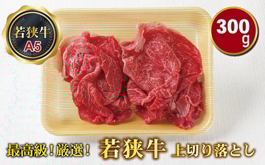 若狭牛上切り落とし(モモ・カタ・バラ)(A5ランク) 300g福井県越前市9000肉牛肉