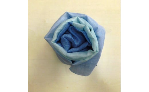 山梨の伝統が蘇る<郡内織物:富士桜工房>スカーフさらつや 32cm×150cm (ブルー)【1234647】山梨県15000衣類・装飾品・工芸品その他 装飾品・工芸品