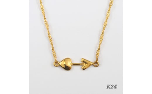 <山梨県><ジュエリー>K24 arrow/アロー ネックレス【1526580】山梨県300000衣類・装飾品・工芸品アクセサリー