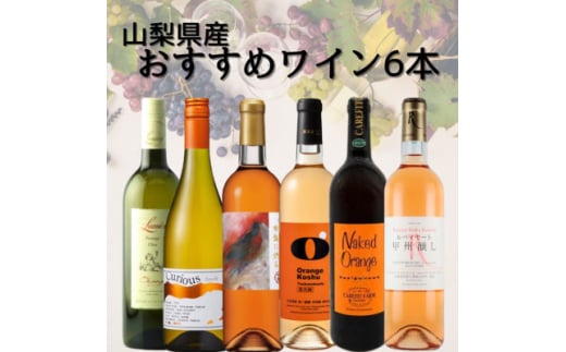 山梨県産オレンジワイン6本セット 012【1606823】山梨県50000酒・アルコールワイン