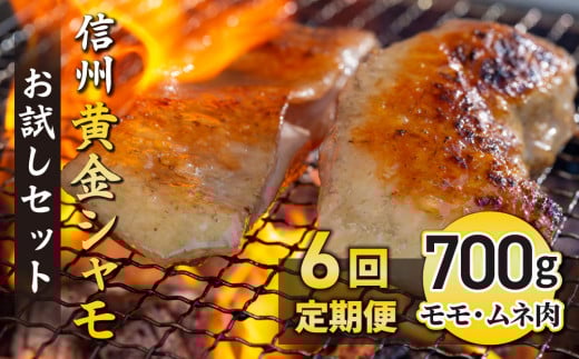 【6回定期便 】信州黄金シャモお試しセット長野県東御市78000肉鶏肉