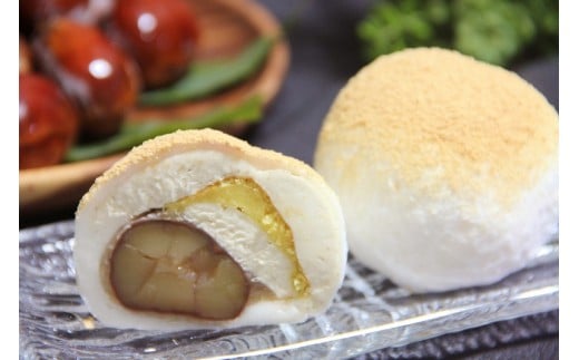 107 餅信 マロン大福プレミアム  12個岐阜県各務原市15000菓子・スイーツその他 和菓子