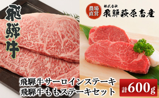 飛騨牛ステーキセット  サーロインステーキ(200g×1枚)・飛騨牛ももステーキ(200g×2枚) 牛肉 国産 ブランド牛 ステーキ 【冷凍】岐阜県下呂市44000肉牛肉