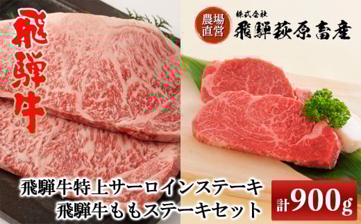 飛騨牛ステーキセット 特上サーロインステーキ(200g×3枚)・ももステーキ(150g×2枚) 国産 牛肉 ブランド牛 ステーキ ギフト 贈答【冷凍】岐阜県下呂市87000肉牛肉