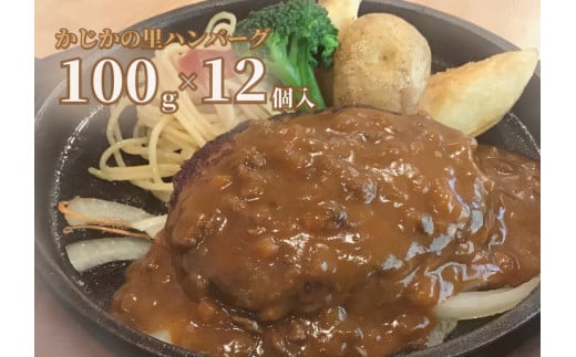 ※かじかの里ハンバーグ 100g×12個入り岐阜県七宗町20000肉加工肉(ハム・ソーセージ等)