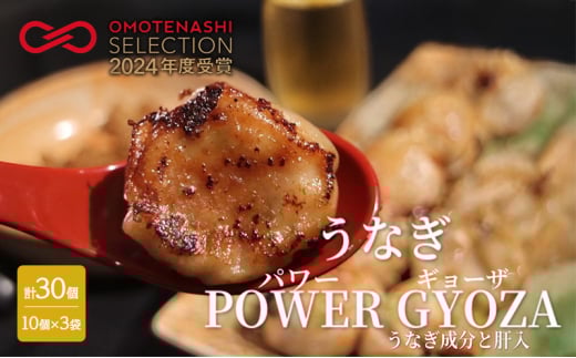 浜松餃子 うなぎパワー餃子 30個(10個入×3袋) 【配送不可:離島】 餃子 ぎょうざ 冷凍 惣菜 冷凍餃子 新感覚 お酒が進む ご飯が進む 岩塩 うなぎスープが溢れ出す 贅沢 肝の歯ごたえ[5786
