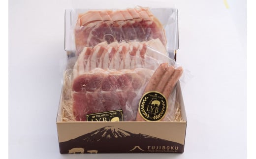 0013-12-02 ルイビ豚 焼肉セット静岡県富士宮市13000肉豚肉