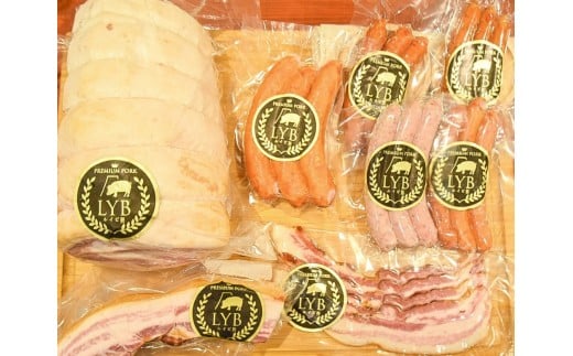 0036-12-03 ルイビ豚 「結」セット静岡県富士宮市36000肉豚肉