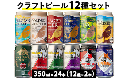 3501.御殿場クラフトビール12種セット 24本入り(各2本)◇静岡県御殿場市31000酒・アルコールビール・発泡酒