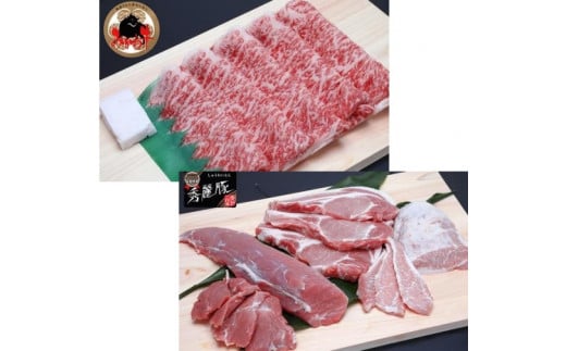 三河が誇る「国産黒毛和牛みかわ牛A5等級」と「秀麗豚」のグルメミートセット愛知県豊橋市45000肉牛肉