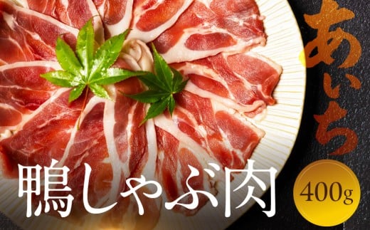鴨肉のしゃぶしゃぶ 400g あいち鴨肉 堪能 スライス肉 かも ご当地 国産 鴨 合鴨 鍋料理 鍋 もつ鍋 牛もつ を取り扱う 人気 鳥市精肉店 10000円 豊橋市愛知県豊橋市10000肉ジビエ