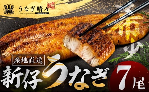 山義養魚の『うなぎ晴々』 大容量!7尾 希少  豊橋うなぎ 蒲焼 厳選 国産 新仔うなぎ 若うなぎ 鰻 簡易包装 ウナギ うなぎ 鰻 蒲焼 ギフト ひつまぶし 土用丑の日 ギフト 冷凍  丑の日 簡単調