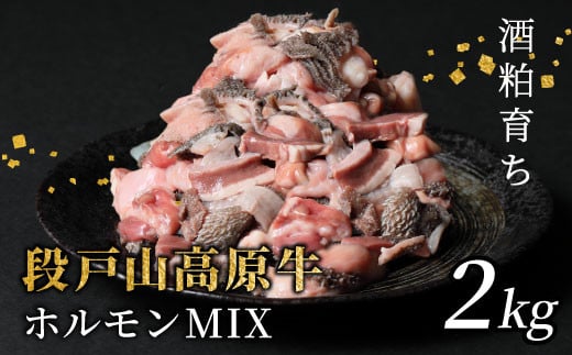 国産牛 段戸山高原牛 ホルモンMIX 2kg もつ鍋 焼肉用 ホルモン ホルモン焼き もつ鍋 焼肉 BBQ キャンプ 肉 鉄板焼き -192愛知県設楽町20000肉牛肉