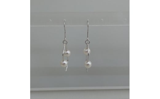 20-24伊勢志摩あこや本真珠ピアス・レクタングルR三重県鳥羽市20000衣類・装飾品・工芸品アクセサリー