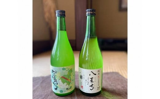 浪乃音83(純米酒【八王寺】、和のリキュール【浪乃音かぼスッキリ】のセット)滋賀県大津市10000酒・アルコール日本酒