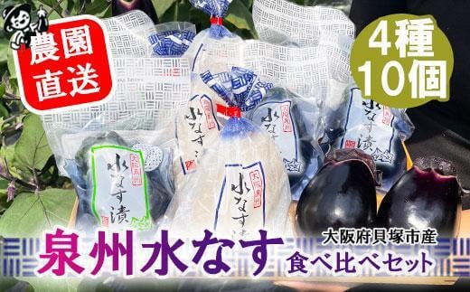 <先行予約>北野農園 泉州水なす4種10個セット大阪府貝塚市15000鍋セット・総菜・加工食品漬物・梅干・キムチ