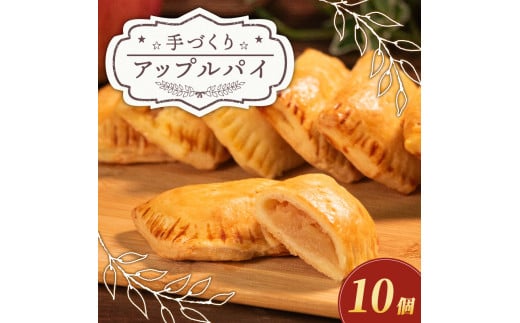 期間限定 手づくり アップルパイ 10個 小分け 個包装 おすそ分け 国産 りんご 林檎 リンゴ アップル パイ お菓子 洋菓子 焼菓子 デザート スイーツ おやつ 常温 配送 冬季限定 限定 プレゼン