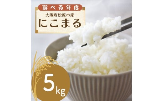 米 令和7年度産 にこまる 5kg お米 精米 米 ごはん ご飯 2025年産 ブランド 米 おすすめ 米 産地直送 単一原料米 白米 白飯 ライス お粥 おにぎり 新米 大阪産 にこまる 備蓄 災害 防災 大阪府 松