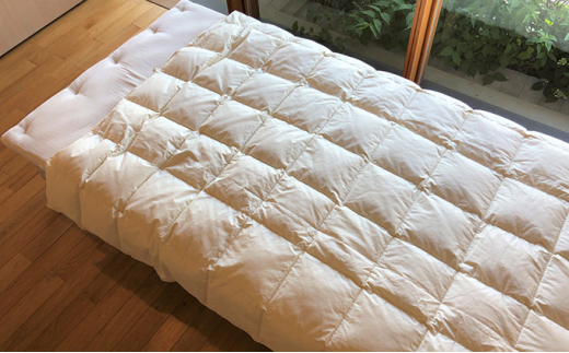 小さいサイズの夏用羽毛ふとん+和晒しガーゼで作ったカバー(ピンク)のセット大阪府柏原市263000雑貨・日用品寝具・タオル