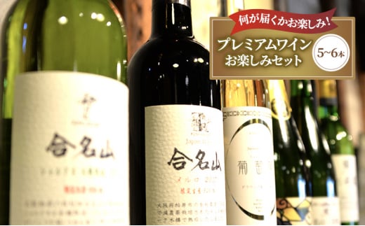 ワイン カタシモワイナリー プレミアムワイン 5〜6本 詰め合わせ セット 酒 お酒 メルロー シャルドネ お楽しみ 国産 アルコール大阪府柏原市57000酒・アルコールワイン