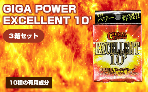 No.326 GIGA POWER EXCELLENT 10’ 3箱セット / サプリメント サプリ 大阪府大阪府藤井寺市27500鍋セット・総菜・加工食品その他 鍋セット・総菜・加工食品