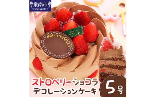 ストロベリーショコラ5号サイズ【074D-034】大阪府泉南市20500菓子・スイーツケーキ・カステラ