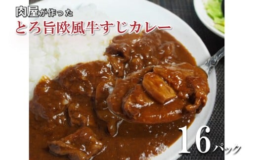 とろ旨欧風牛すじカレー(200g×16パック)【配送不可地域:北海道・沖縄】【069D-014】大阪府泉南市25000鍋セット・総菜・加工食品総菜