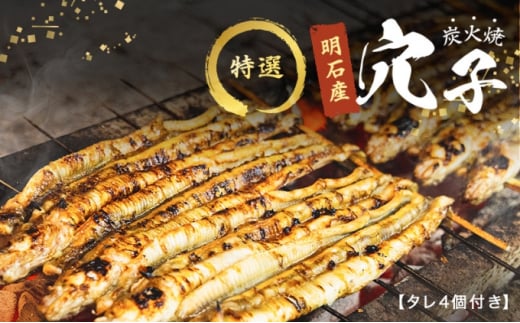 特選明石産炭焼き穴子(タレ4個付き)兵庫県明石市32000魚介・海産物うなぎ