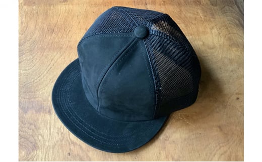 ちょっと大きめレザーメッシュキャップ ブラック兵庫県明石市18000衣類・装飾品・工芸品その他 装飾品・工芸品
