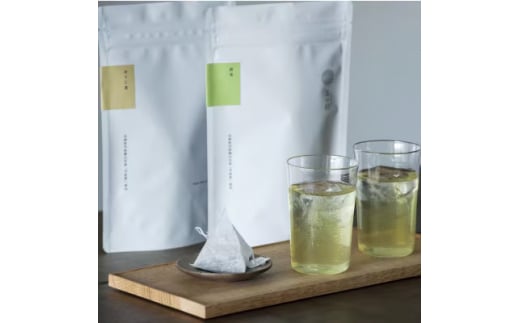 丹波茶(煎茶・ほうじ茶)の巾着セット ティーバッグ合計20個兵庫県丹波篠山市10000お茶・飲料お茶