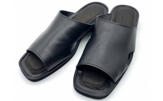WRAP SANDALS ブラック×ブラック×ブラック 26cm / マルサンフットウェアー サンダル レザー 軽量 奈良県 御所市奈良県御所市69000衣類・装飾品・工芸品靴・履物