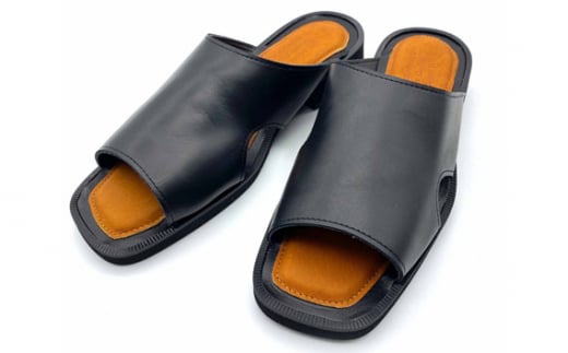 WRAP SANDALS ブラック×キャメル×ブラック 25cm / マルサンフットウェアー サンダル レザー 軽量 奈良県 御所市奈良県御所市69000衣類・装飾品・工芸品靴・履物