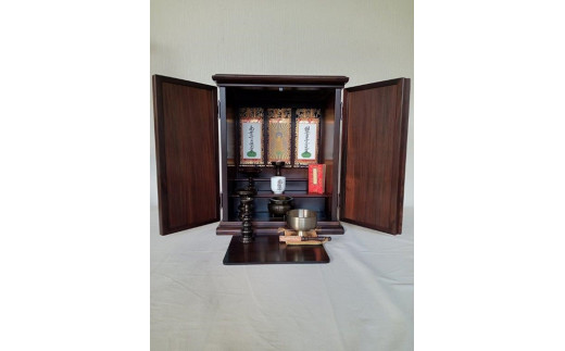 紫檀 御仏壇 (白鳳) / 奈良唐木工芸 工芸品 御仏壇 総紫檀 職人の技 奈良県 葛城市【kara004】奈良県葛城市622000衣類・装飾品・工芸品その他 装飾品・工芸品