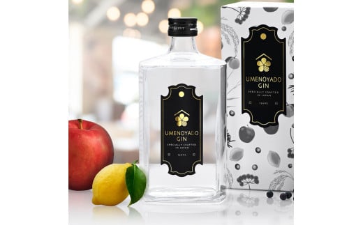UMENOYADO GIN 750ml / 梅乃宿酒造 44度 ジン クラフトジン ジャパニーズジン お酒 スピリッツ 国産 ギフト お祝い プレゼント 奈良県 葛城市【umyd036】奈良県葛城市18000酒・アルコールウイスキー