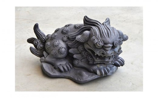 瓦職人手作り!「唐獅子(左)」の隅蓋 ※受注生産 | かわら カワラ 瓦 縁起 山本瓦工業 奈良県 平群町奈良県平群町500000衣類・装飾品・工芸品その他 装飾品・工芸品