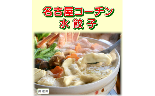 名古屋コーチン水餃子 餃子 水餃子 20個 冷凍 簡単 豚肉 おかず 惣菜 ギフト プレゼント 贈答奈良県河合町9000鍋セット・総菜・加工食品総菜