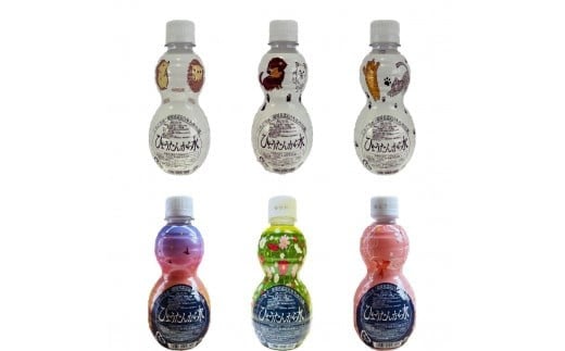 ストラップ付ひょうたんから水 350ml 6本入り奈良県天川村10000お茶・飲料水・ミネラルウォーター