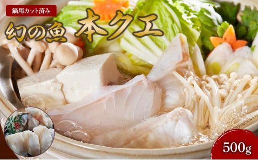 幻の魚 本クエ鍋用 紀州和歌山 500g和歌山県白浜町30000魚介・海産物その他 魚介・海産物