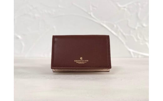 革職人が作る本革名刺入れ/Card case【ブラウン】和歌山県白浜町70000衣類・装飾品・工芸品その他 装飾品・工芸品