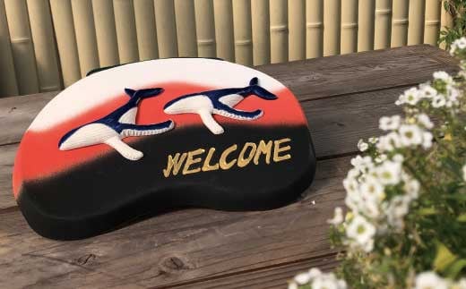 くじらのウェルカムボード【hok104】和歌山県太地町12000衣類・装飾品・工芸品その他 装飾品・工芸品