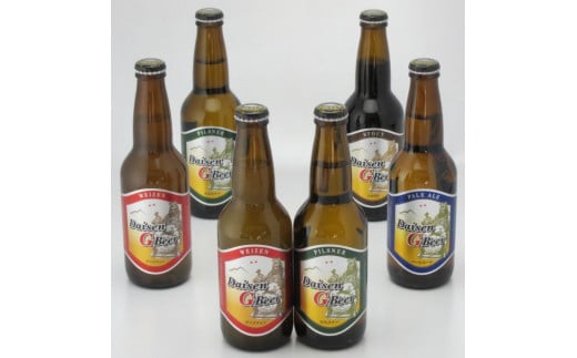 C172大山Gビール飲み比べ6本セット GB-6鳥取県伯耆町12000酒・アルコールビール・発泡酒
